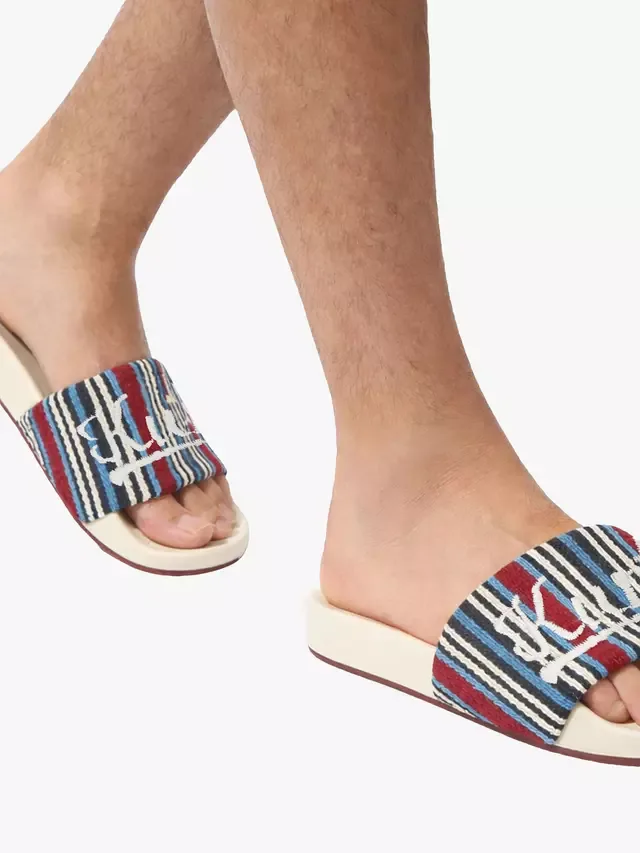 Сандалии Script Slider, разноцветные Kurt Geiger London — фото 2