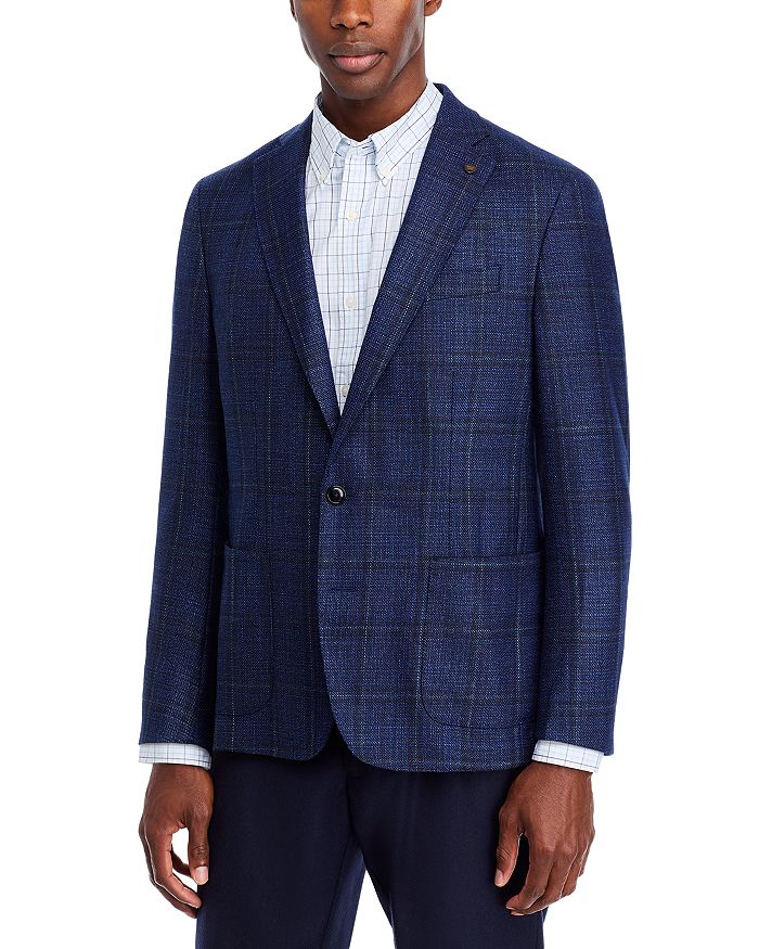 

Мягкая куртка в клетку Clyde Peter Millar, синий