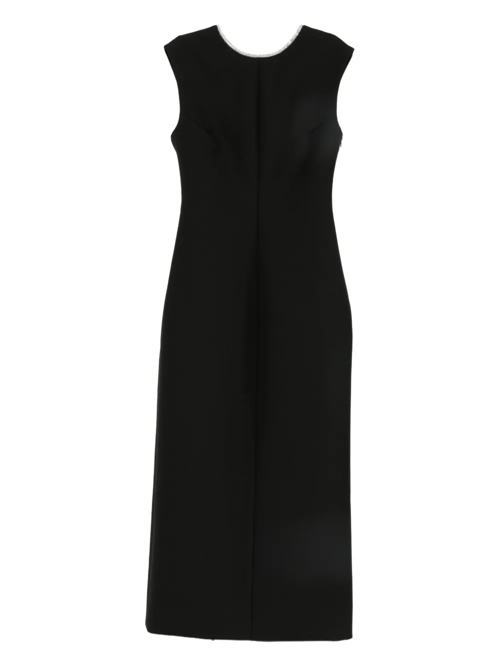 

Платье миди с декорированным воротником Róhe, черный