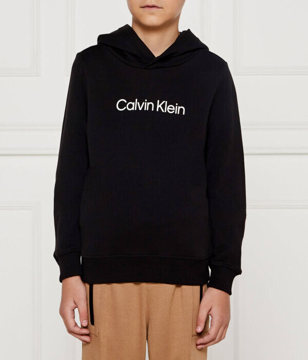 

Толстовка детская Calvin Klein Jeans с капюшоном, черный