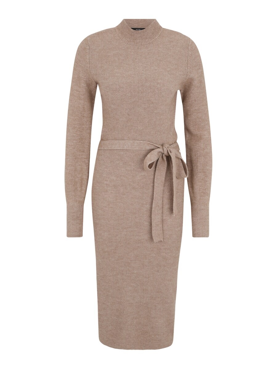 

Вязаное платье Vero Moda Tall Knitted dress VMPIPPA, темно-бежевый