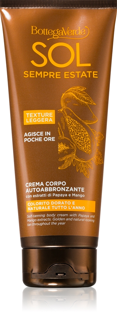 

Крем для тела с автозагаром Sol Sempre Estate Bottega Verde, 200 мл