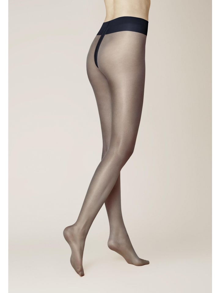 

Kunert Полупрозрачные мерцающие колготки Moonlight 15 темно-синего цвета