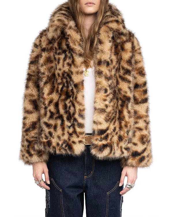 

Пальто из искусственного меха Finito Zadig & Voltaire, коричневый