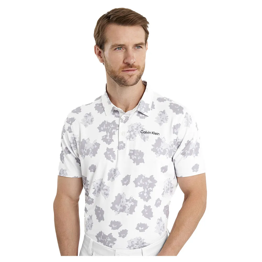 

Поло с коротким рукавом Calvin Klein Golf Cyber Floral Printed, белый