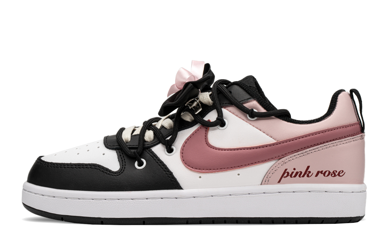 

Женские кроссовки для скейтбординга Nike Court Borough Low, Black/Pink