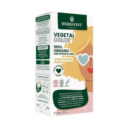 

Органический медовый блонд Power Vegetal Color 100 г, Herbatint