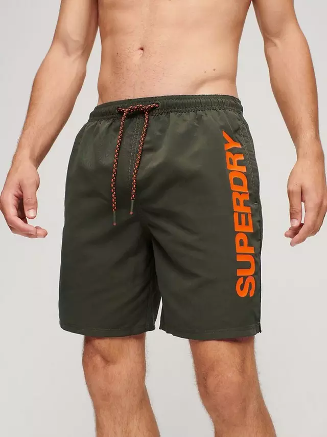 

Шорты Superdry Sport Graphic 17" Swim, цвет army/khaki