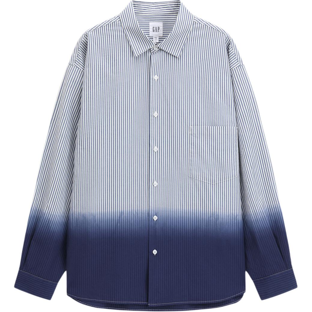 GAP Мужская рубашка морского синего цвета Marine Blue