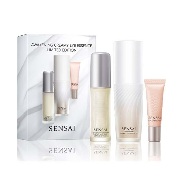 

Набор кремовых эссенций для кожи вокруг глаз Awakening Creamy Eye Essence Set: антивозрастной уход для кожи вокруг глаз, губ и зоны декольте SENSAI