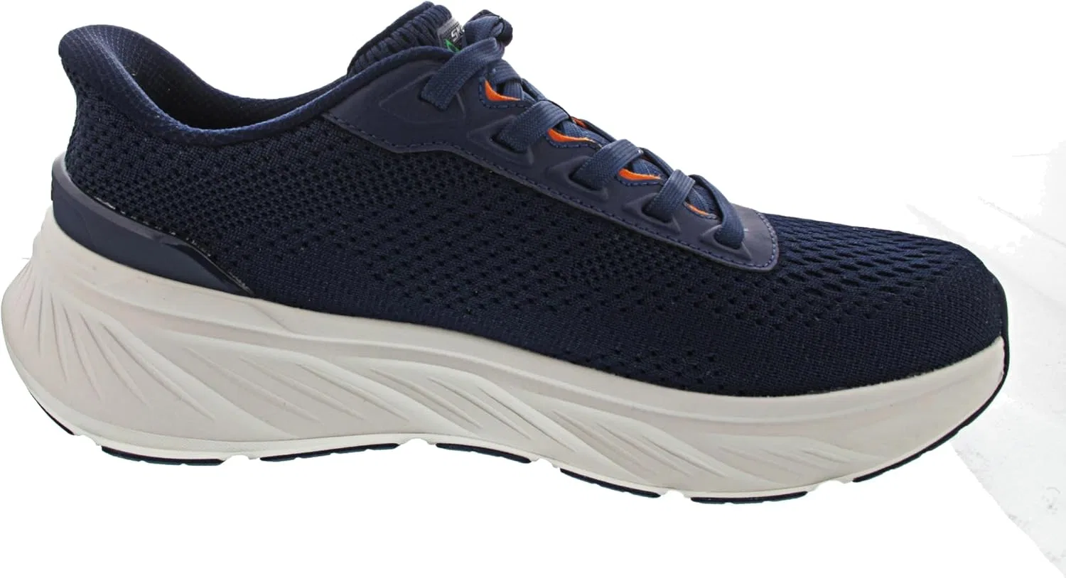 Кроссовки Skechers 232846 EDGERIDE, угольно-желто-серые, мужские, на шнурках, тканевые, без шнурков — фото 3