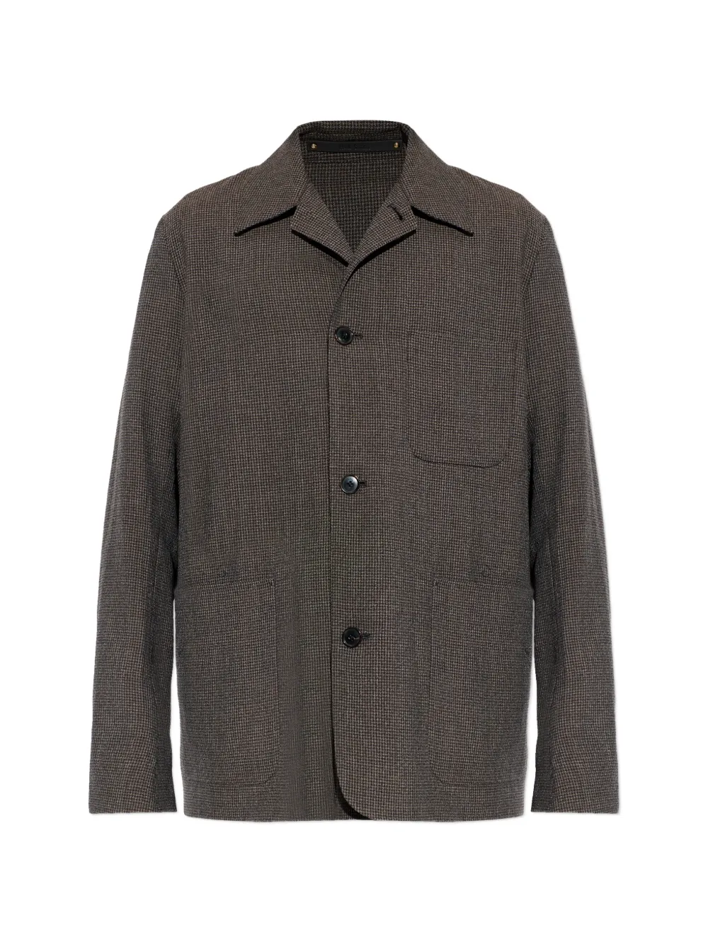 

Рубашка-оверсерт из шерсти на пуговицах Paul Smith, коричневый