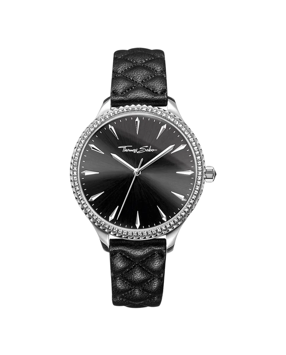 

Женские стальные часы Rebel at Heart Thomas Sabo, черный