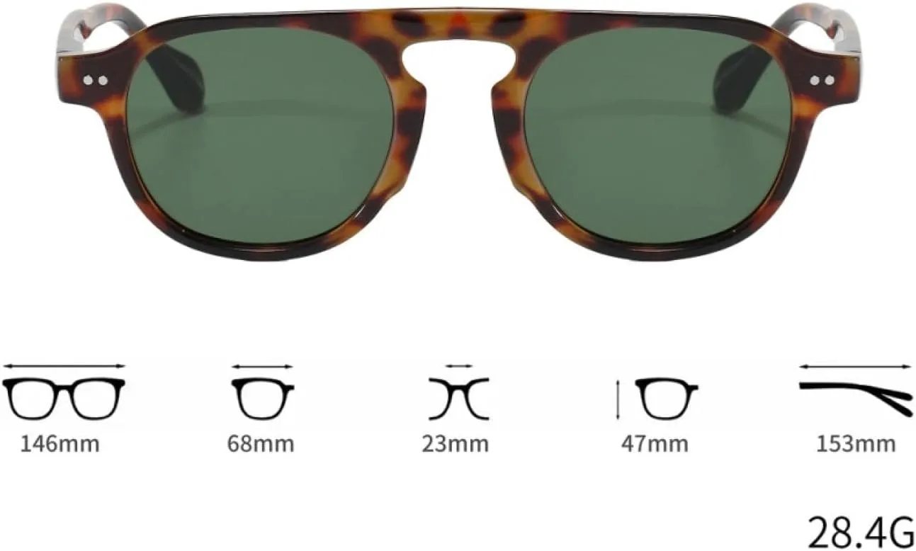 

Солнцезащитные очки с защитой от УФ-излучения UV400 | Rivets Punk | для женщин и мужчин, для занятий спортом на открытом воздухе и вождения DSVIGF, Brown