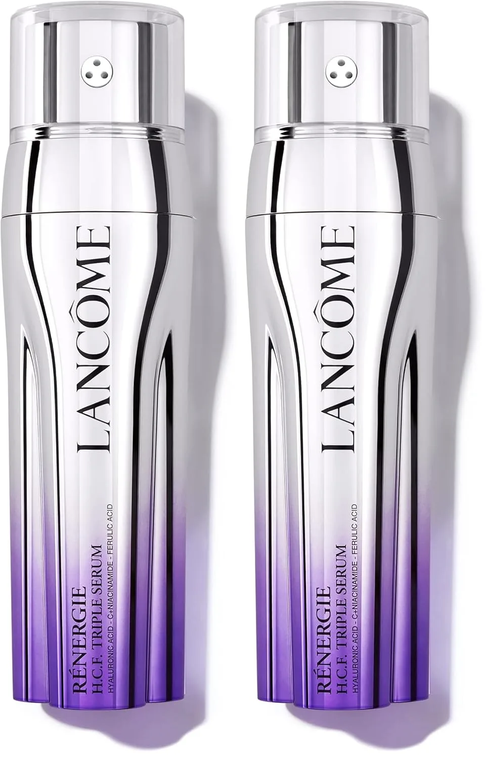 Lancôme Rénergie HCF Triple Serum - сыворотка с гиалуроновой кислотой для видимой коррекции признаков старения и пигментных пятен - с витамином С+, ниацинамидом и феруловой кислотой. 96.39 г (2 шт.)