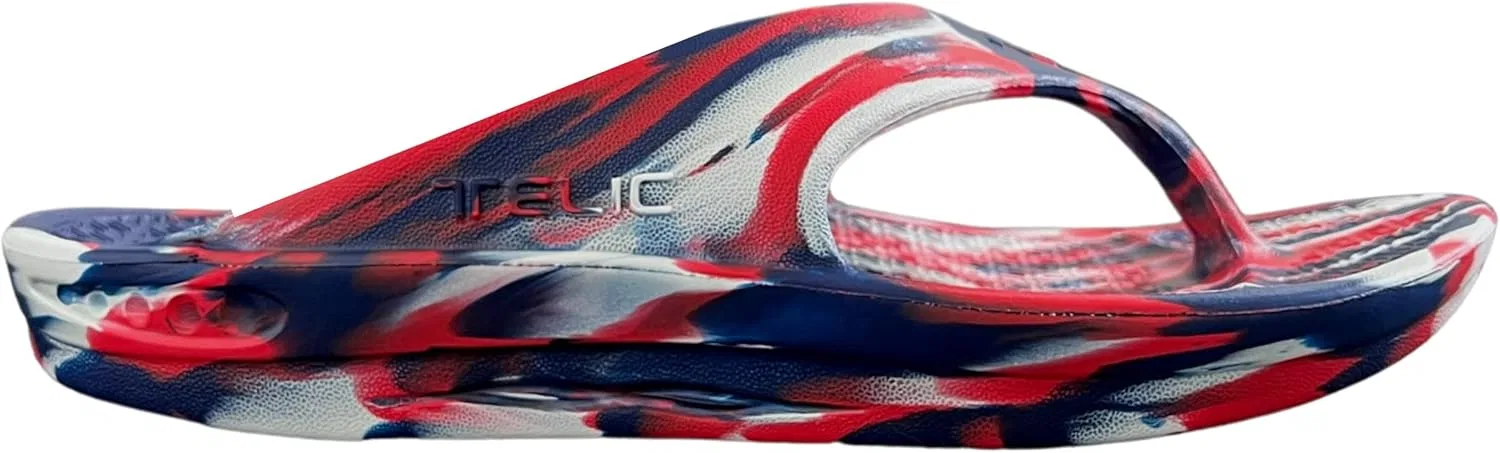Сандалии с поддержкой стопы Telic, Красный/Белый/Синий