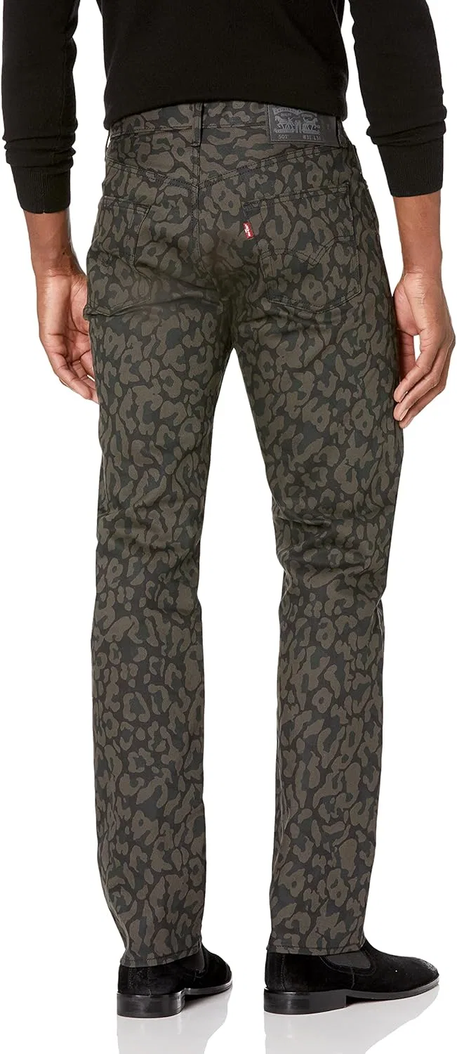 Джинсы Levi's 501 Original Bubble Cheetah Anthracite — фото 4