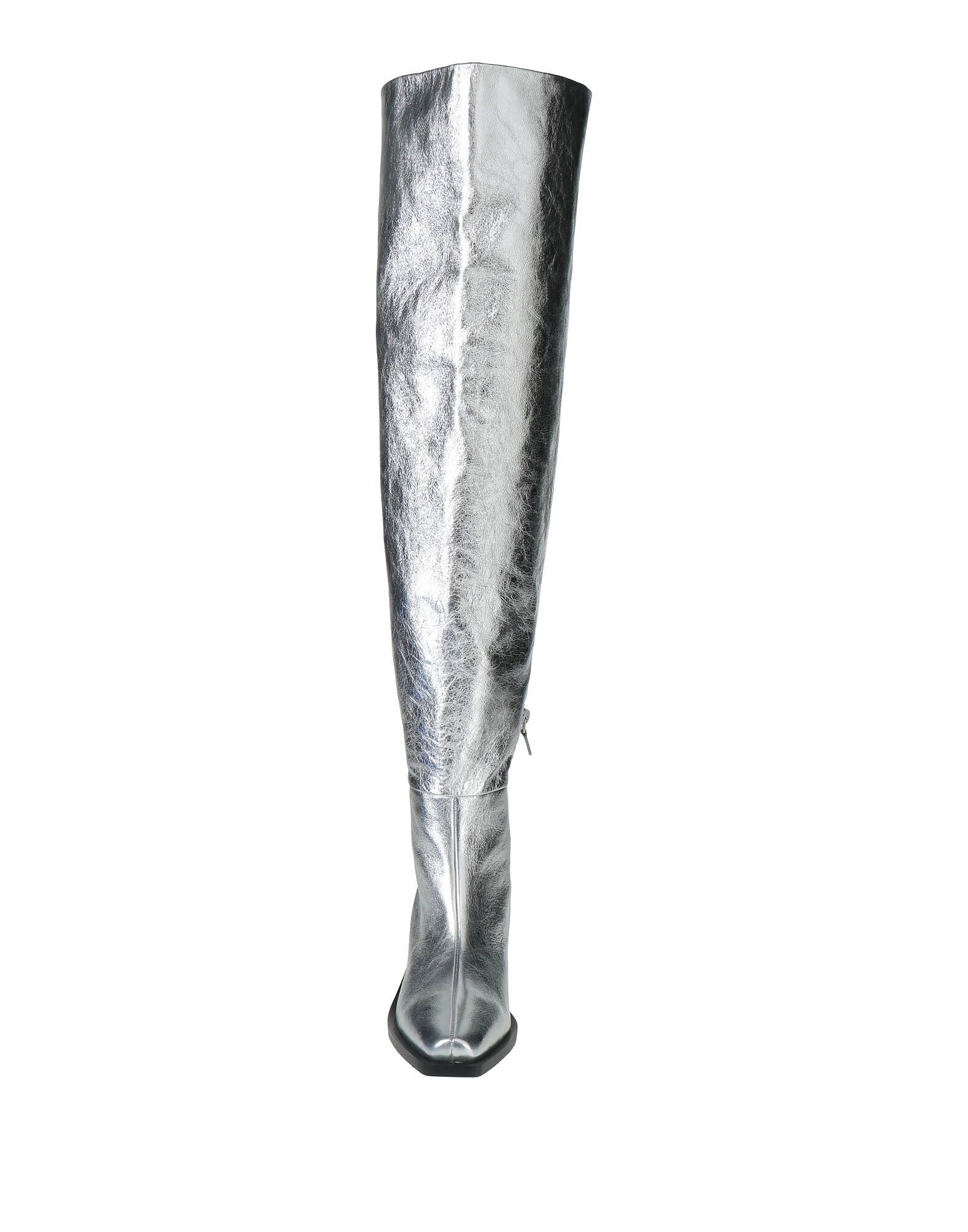 Ботинки Stuart Weitzman, серебряный — фото 4
