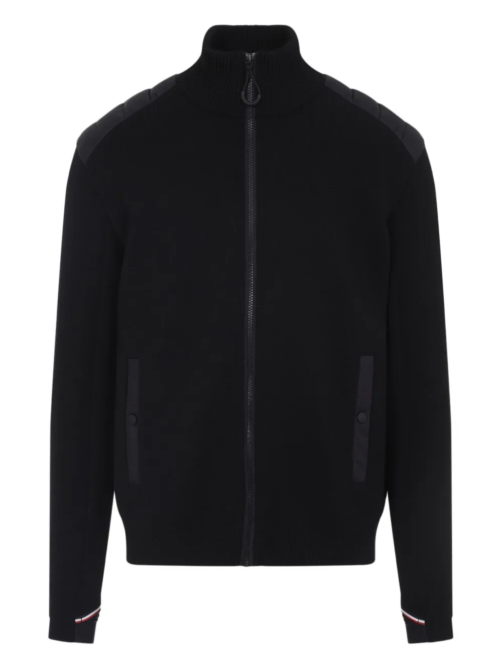 

Кардиган с застежкой-молнией на плечах Moncler Grenoble, черный