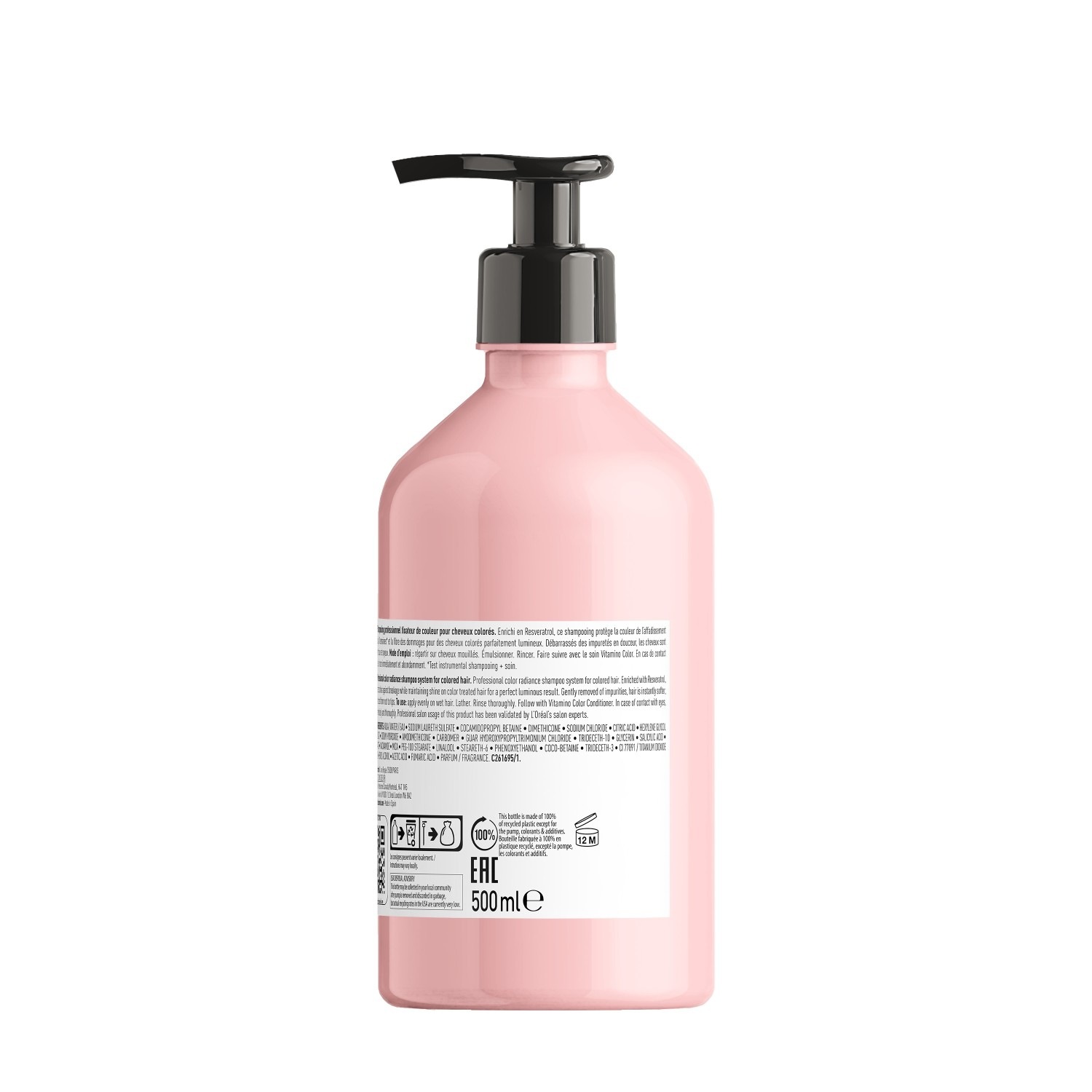 Шампунь serie expert vitamino color L Oreal Professionnel Paris, объем 500 мл — фото 2