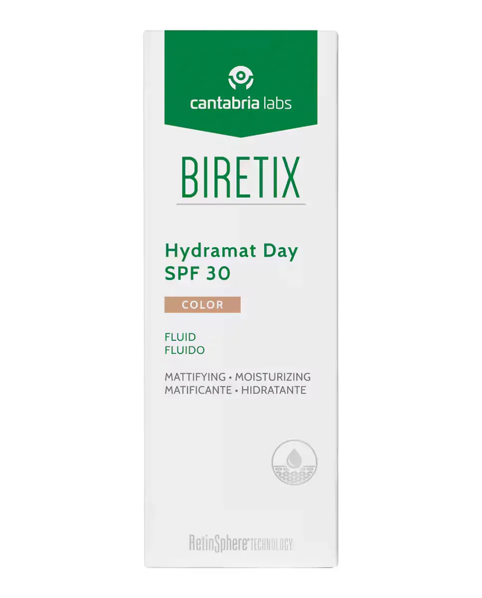 Флюид Biretix — Увлажняющий с оттенком SPF30, 50 мл — фото 3