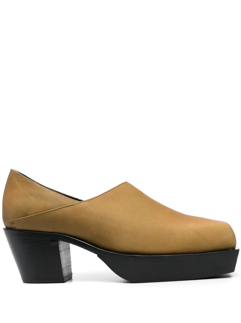 

Клоги с квадратным носком Eckhaus Latta, зеленый