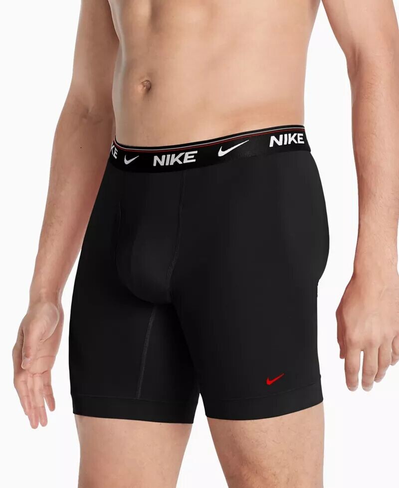 Мужские длинные боксеры Nike Dri-FIT Ultra Comfort — набор из 3 штук, черный — фото 4
