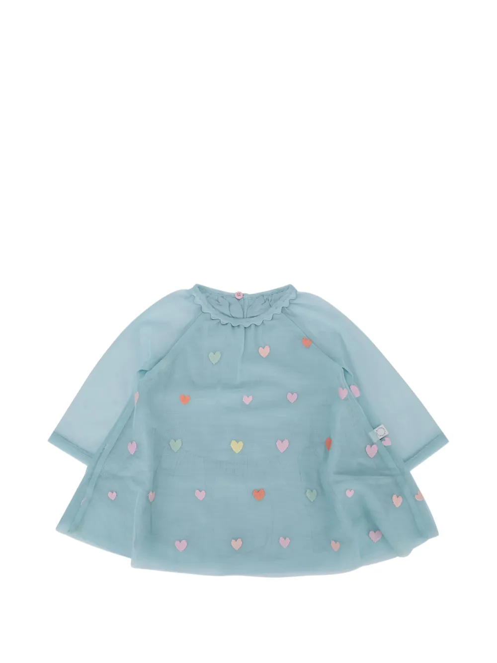 

Платье с длинными рукавами Stella Mccartney Kids, синий