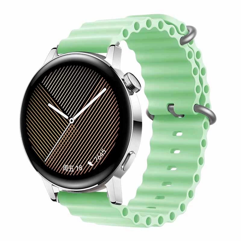 

Biaodaige Часы Strap Huawei Compatibility Silicone Material, Pistachios