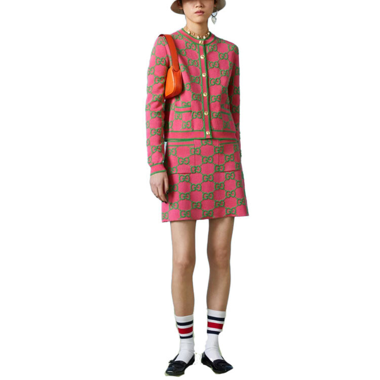 Юбка Gucci, фуксия — фото 2