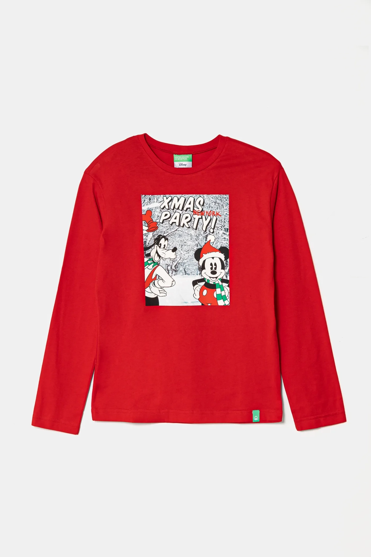 

Футболка с длинным рукавом United Colors of Benetton, красный
