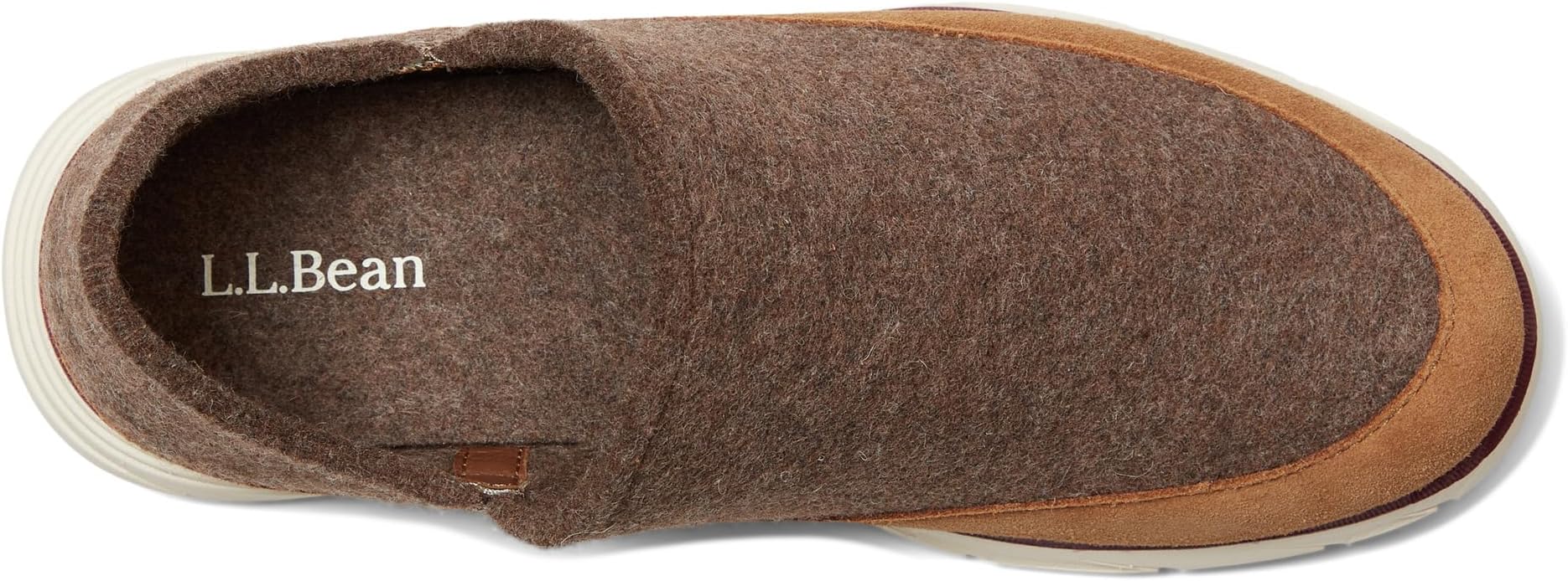 Лоферы L.L.Bean Downeast Slip On Wool, цвет Toasted Coconut — фото 2