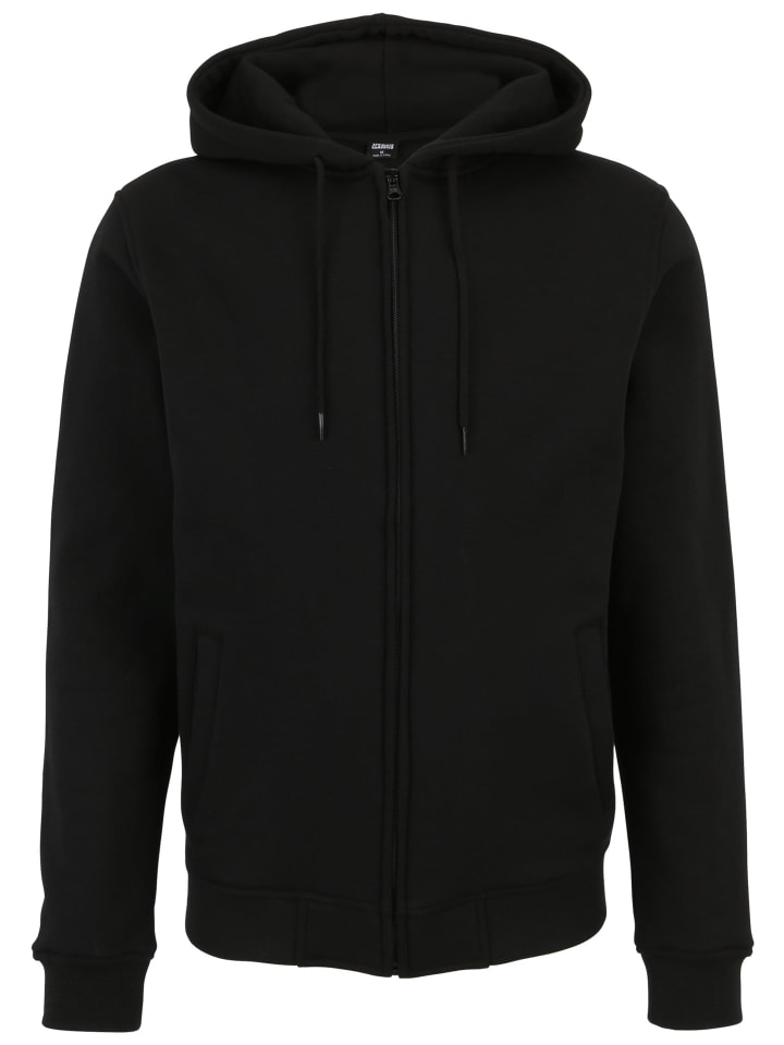 

Спортивная куртка Urban Classics Zip-Kapuzenpullover, цвет blk/blk