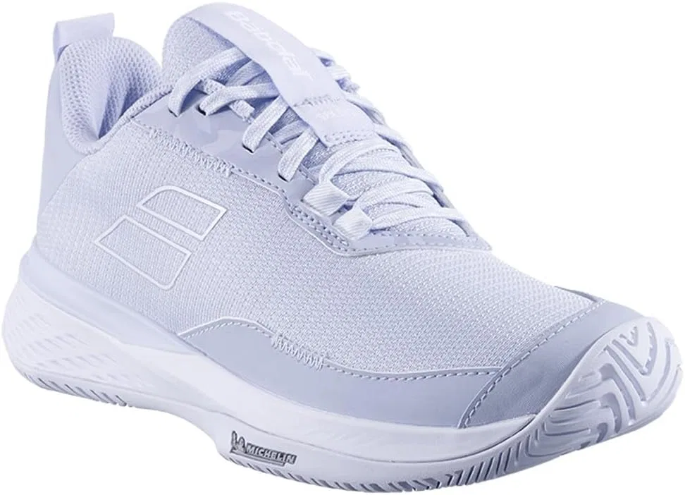 Кроссовки для тенниса Babolat SFX Evo Ct W, Xenon Blue/White — фото 2