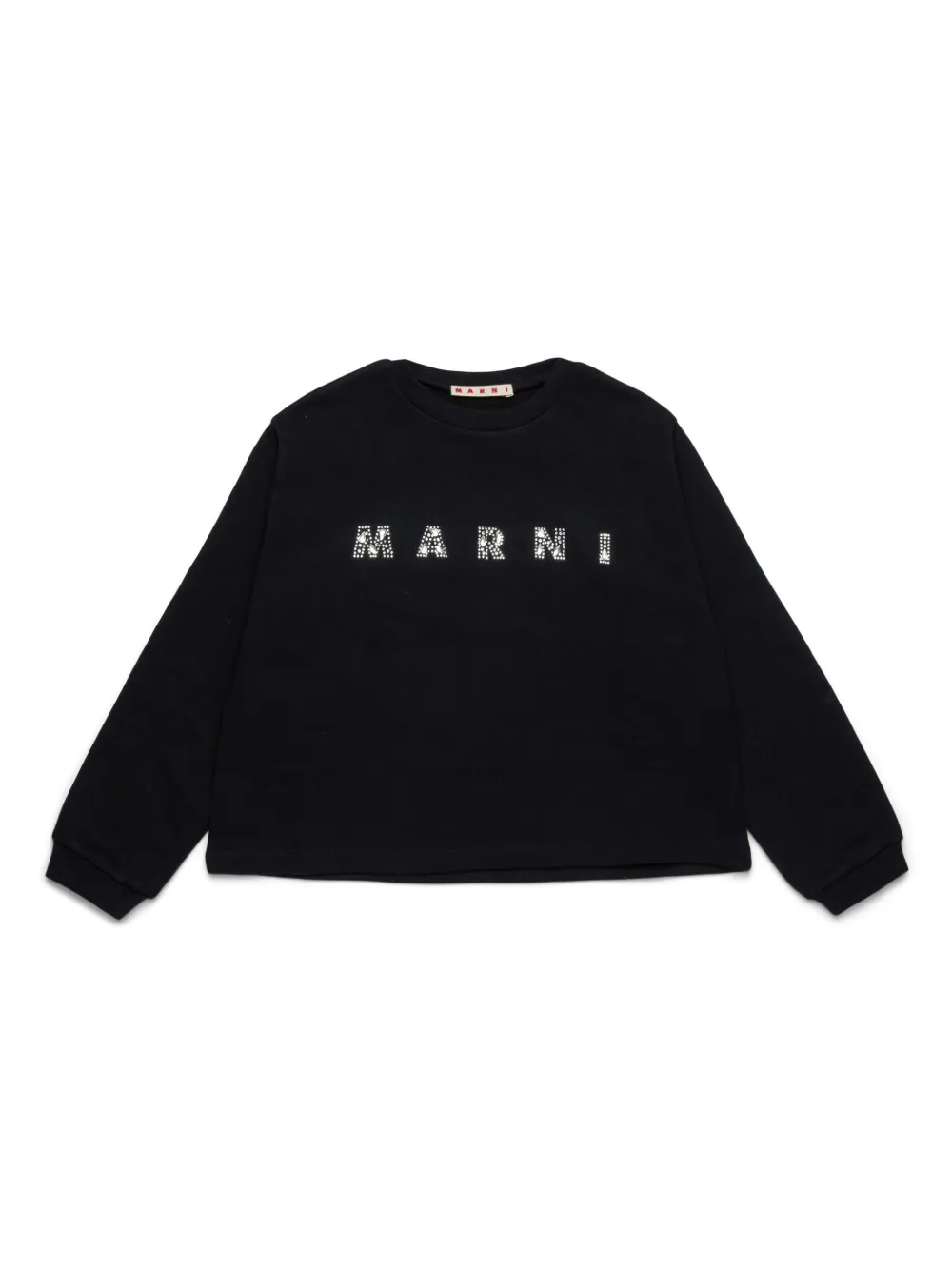 

Толстовка с логотипом Marni Kids, черный