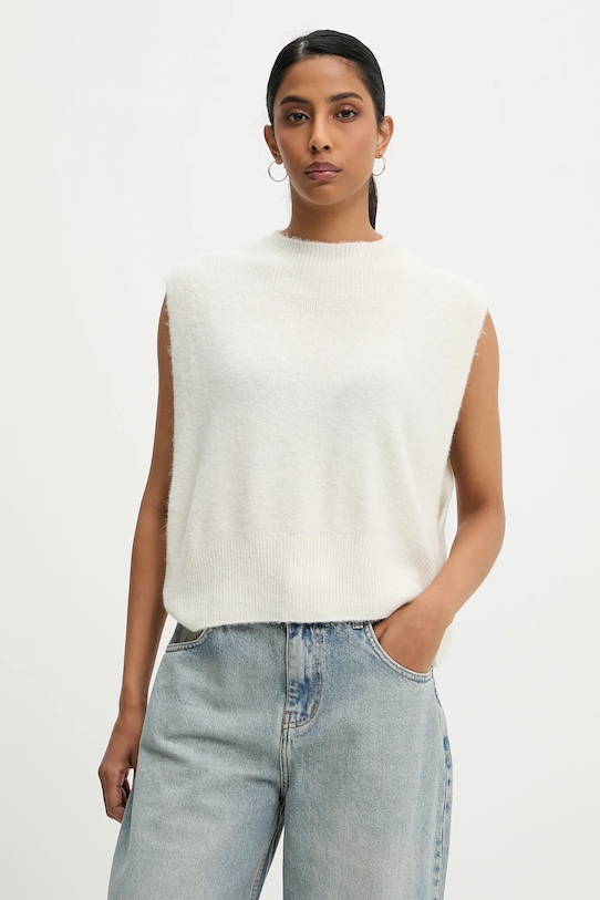 

Жилет с шерстью Answear.Lab, белый