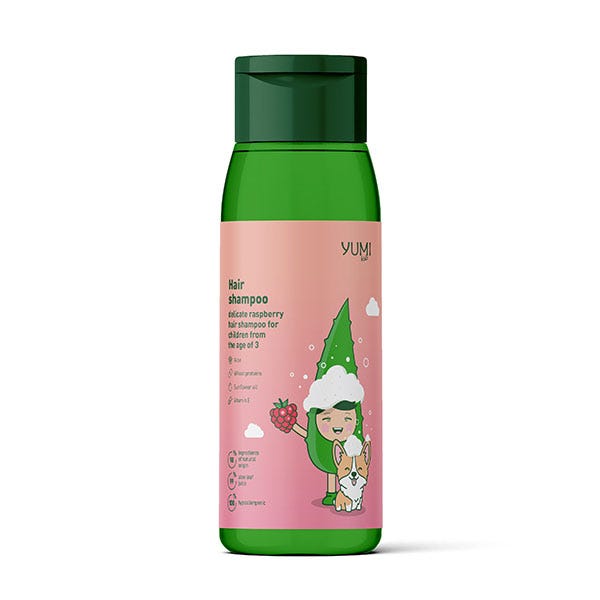 

Шампунь для детей YUMI Hair Shampoo Delicate Raspberry For Children, 300 мл
