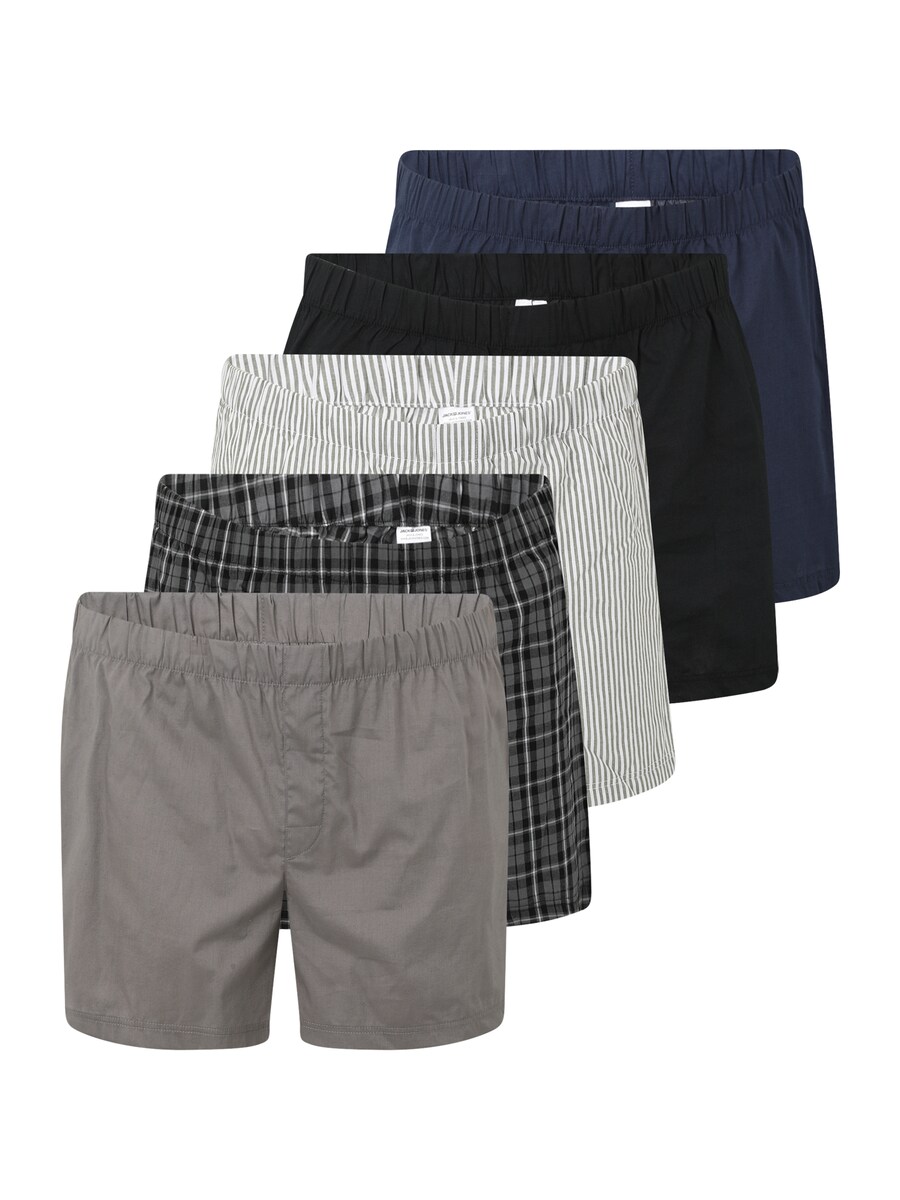 

Боксерские шорты Jack & Jones Plus JACMILANO, цвет Navy/Grey/Black
