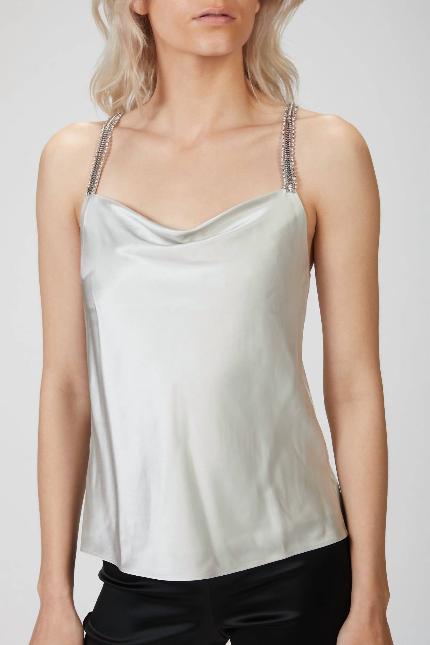 

Топ Felicity Cami In Silver Cami NYC