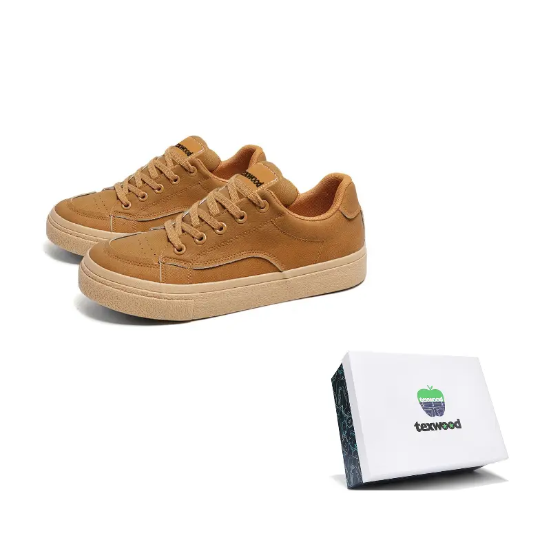 

TEXWOOD Мужские низкие скейтерские кеды цвета хаки, цвет Khaki