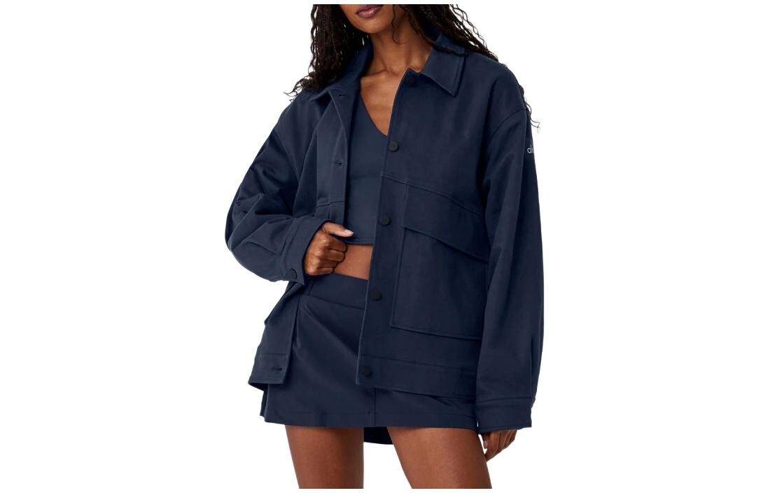 

Куртка женская Alo Yoga, цвет Marine Blue/Navy Blue