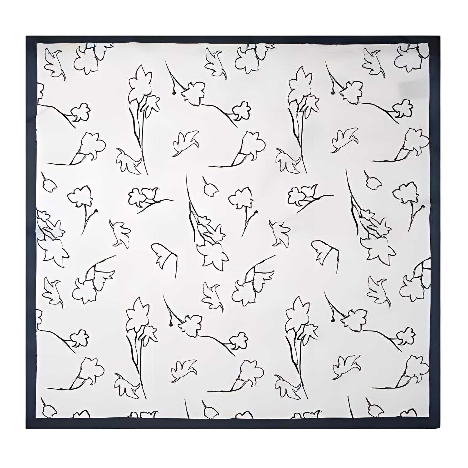 

Шелковый шарф Mulberry Silk белый женский THEORY