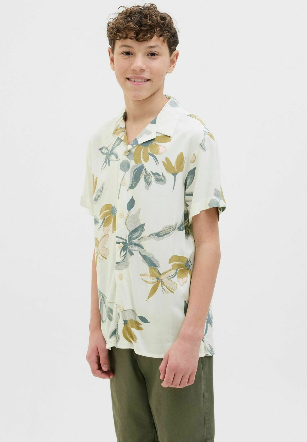 

Рубашка Jack & Jones Junior, слоновая кость
