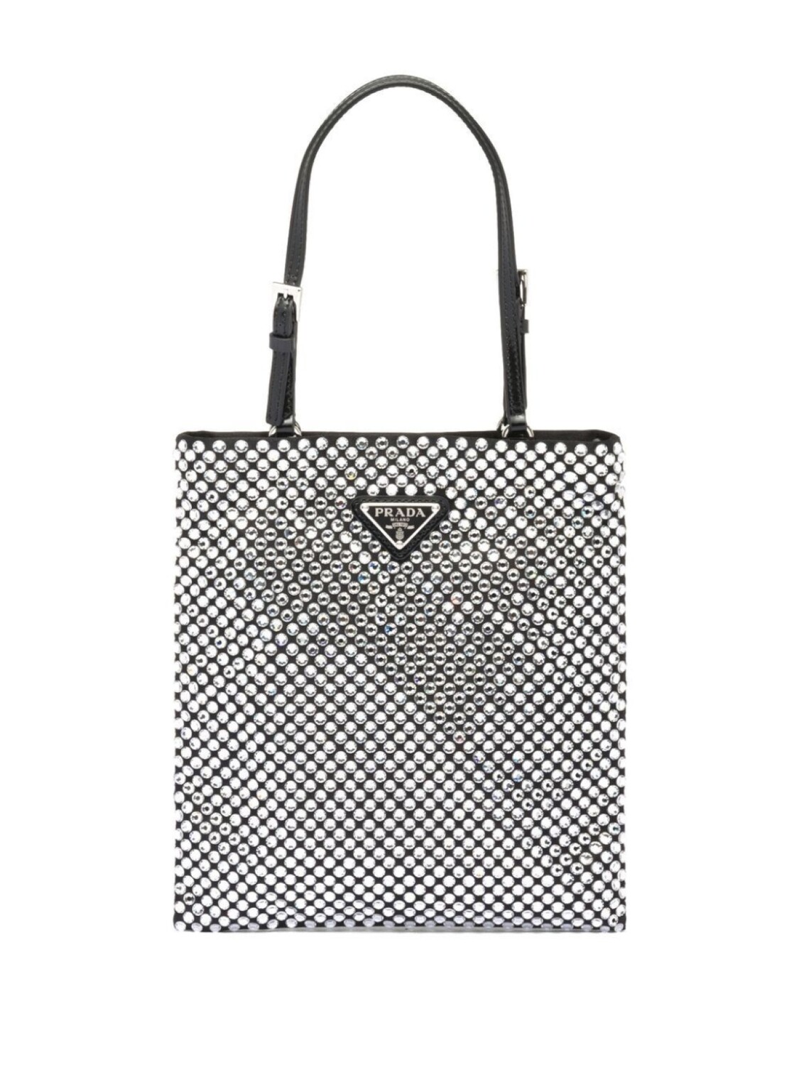 

Декорированная сумка-тоут Prada Duchesse, черный