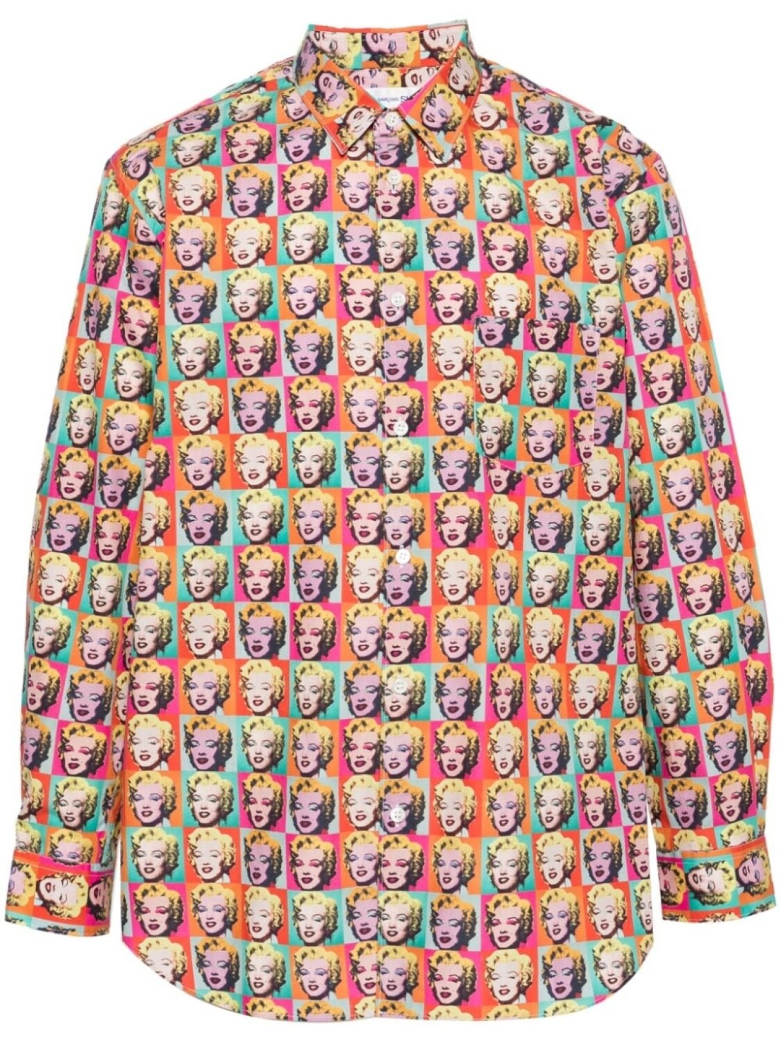 

Comme Des Garçons Shirt x Футболка с принтом в стиле поп-арт от Энди Уорхола, оранжевый