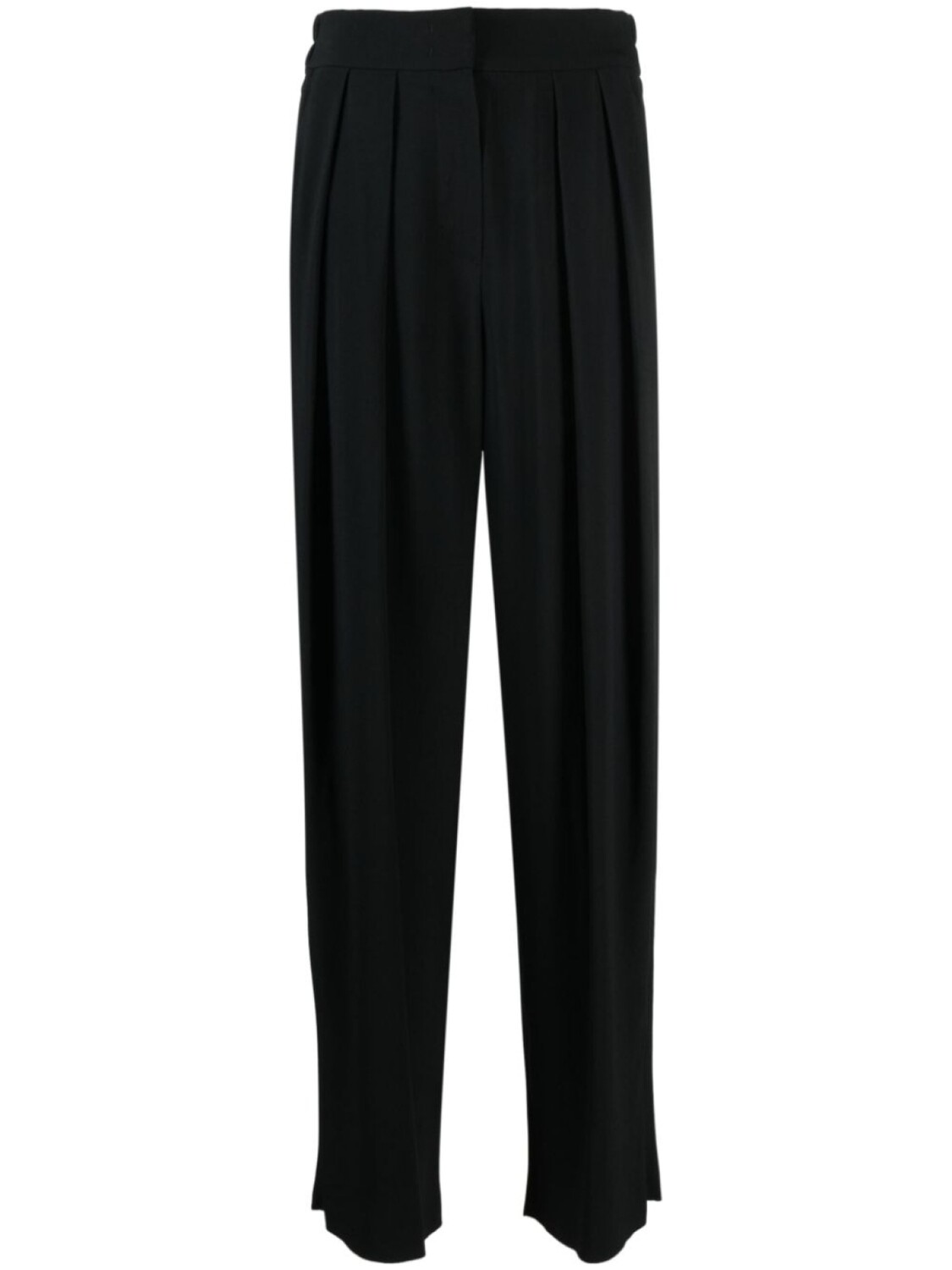 

Emporio Armani широкие брюки со складками, черный