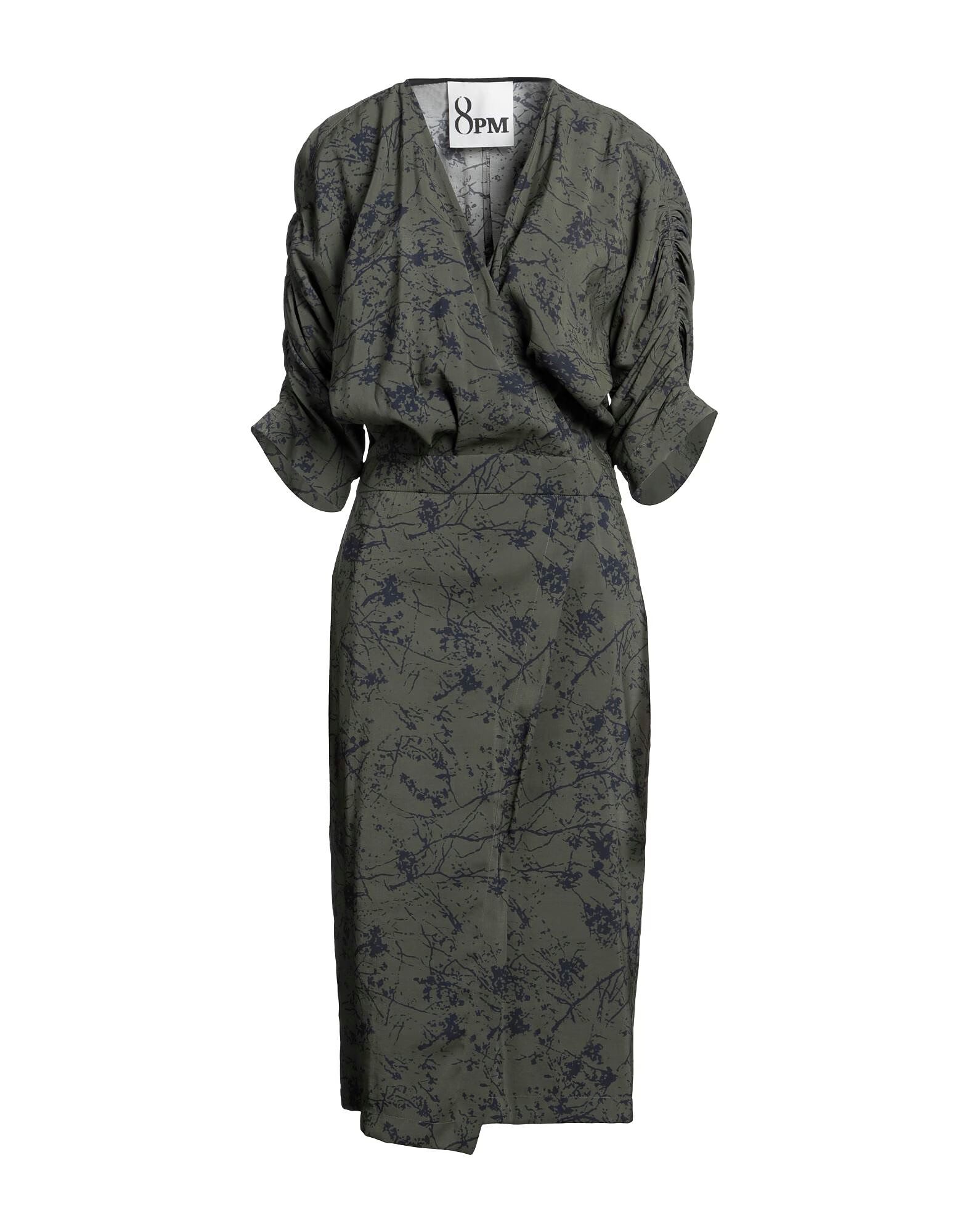 

Платье миди 8Pm, зеленый