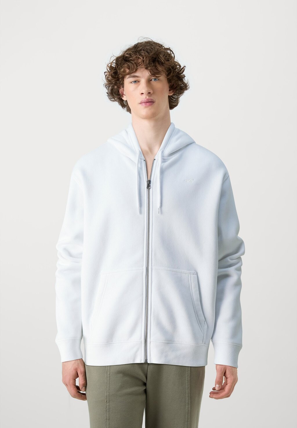 

Джемпер с капюшоном RELAXED ICON Hollister Co., белый