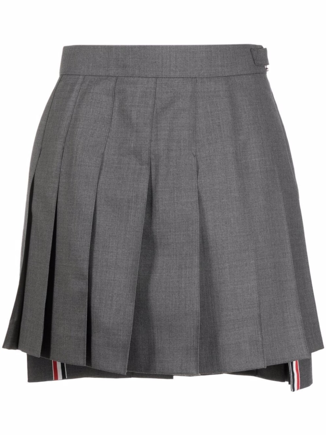 

Thom Browne плиссированная юбка с асимметричным подолом, серый