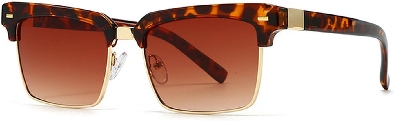 

Солнцезащитные очки Laureles Retro Square для женщин, модные, с заклепками, для мужчин, для отдыха на природе, вечеринок и пляжа, прозрачные, с защитой от УФ-излучения UV400, C2